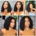 thumbnail image 4 of Peluca frontal de encaje rizado de longitud media de 18 pulgadas Peluca de cabello sintético de aspecto natural para mujeres Uso diario Fiesta de disfraces Eventos especiales Estilo de moda, 4 of 8