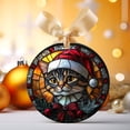 thumbnail image 2 of Cat Custom Ornaments 2025, Cat Ornament, Cat Christmas Hanging Decor, Cat Ornaments for Christmas Tree. 9220M4 (Cat 6), 2 of 4