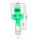 thumbnail image 4 of 180 grados Sprayer anti-deformación para jardinería de reyes de plantas 100 piezas, 4 of 6