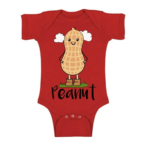 18 Months Boy Clothes - NB 6M 1 Year 2 Year Old 18 Months - Cute Peanut Romper