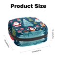 thumbnail image 2 of Christmas Women's Period Storage Bag with Velvet Fabric, Sponge Padding, and Oxford Cloth Material - 4.7x6.6x6.6 in - for Organizing Your Sanitary Pads, 2 of 6
