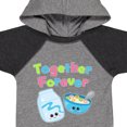 thumbnail image 4 of Inktastic Together Forever Milk and Cereal Boys or Girls Baby Bodysuit, 4 of 5