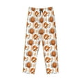 thumbnail image 6 of Uemuo Cute Squirrel Pattern Men's Wide Leg Palazzo Lounge Pants with Pockets Light Weight Loose Comfy Casual Pajama Pants-Small, 6 of 9