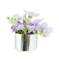 thumbnail image 5 of Miniature Flowerpot Plant Miniature Model for 1:12 Scale Miniature Dollhouse light purple flower, 5 of 8