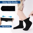 thumbnail image 4 of Baby Toddler Socks with Grip- 9 Pairs Anti-Skid Infant Socks for Crawling Walking Playing Non Slip Kids Boys Socks(02 Black,6-12 Months), 4 of 6