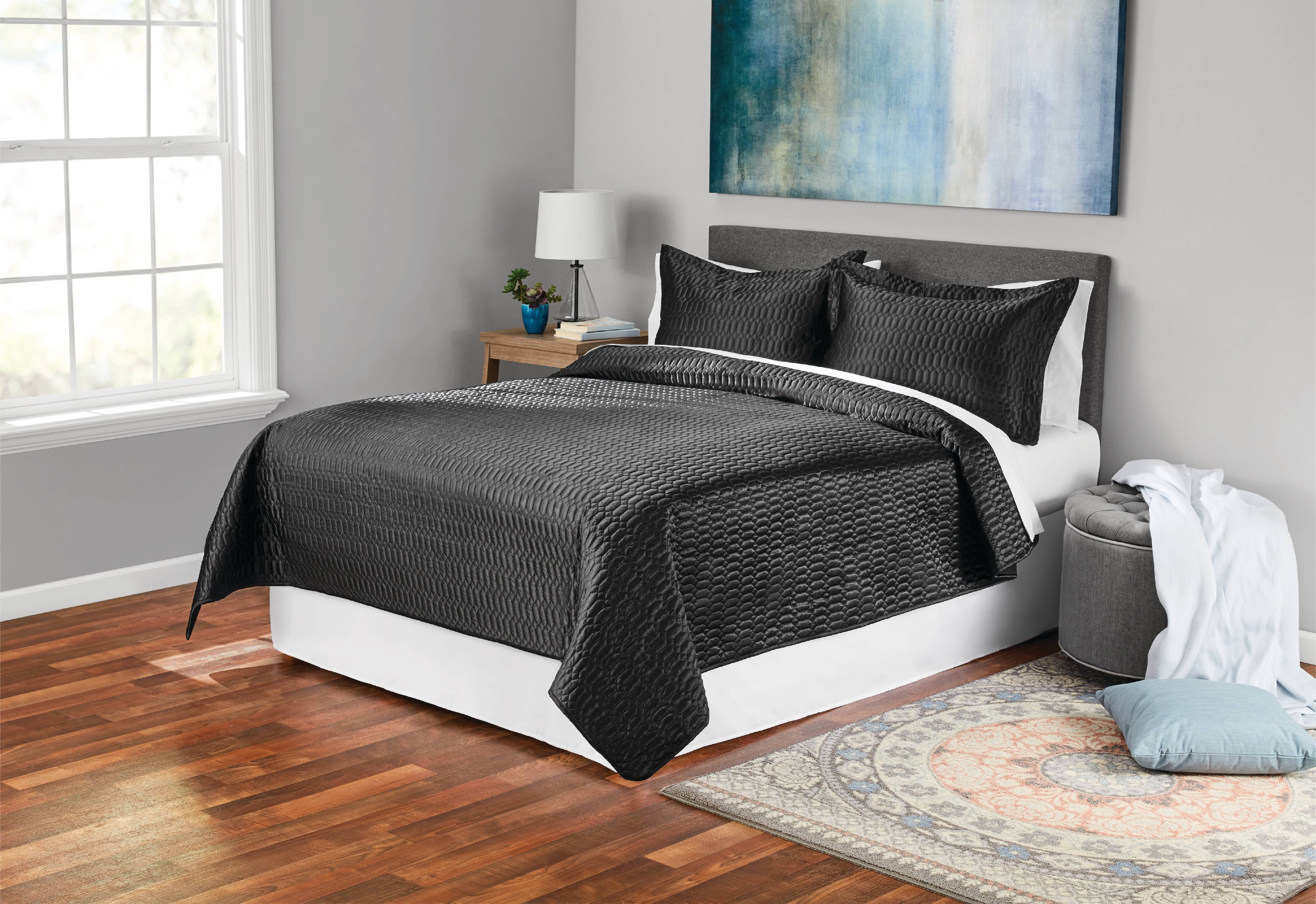 Mainstays Shiny Plush Full/Queen Quilt