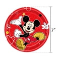thumbnail image 3 of Juego de vajilla desechable para decoración de fiesta de Mickey Mouse, plato y vaso de papel, mantel para Baby Shower, elementos de recuerdo de fiesta de cumpleaños para niños, 3 of 3