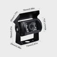 thumbnail image 3 of Mosiee Brand New High Quality Reverse Camera 4Pin Parking Assistance Heavy Duty Ir Rear View In-Car Reversing Trailer, 3 of 9