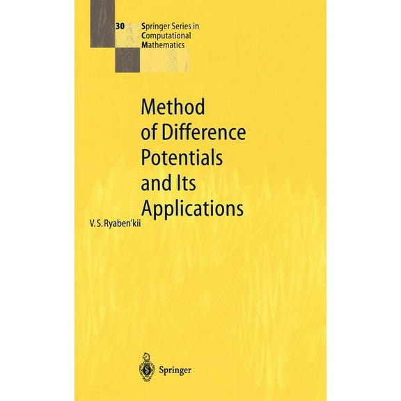 Springer Computational Mathematics Method of Difference Potentials and Its Applications, Book 30, (Hardcover)