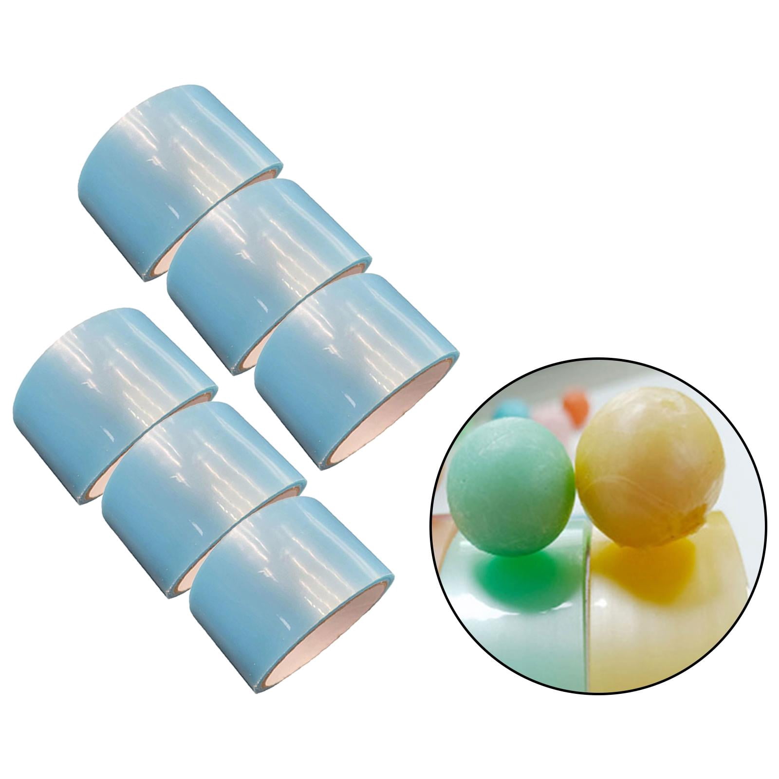 6x Creative Sticky Ball Tapes Educational Toys Colored Tapes Bulk Game Embellishment Relaxing for Supplies Kids Scrapbook Blue