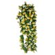 thumbnail image 1 of Injueey Guirnalda de vid de flor de hiedra artificial, jardín colgante, cesta de plantas Decoración amarillo Injueey JJ18308-02, 1 of 6