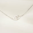 thumbnail image 2 of Anavia Mother And Child Jewelry, 925 Sterling Silver Double Heart Necklace Gift, Bonus Child's Birthday, Graduation Card Gift, 2 of 5