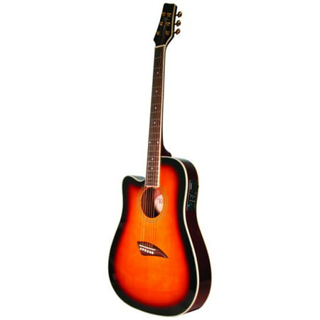 Kona K2 Series Left-Handed Thin Body Acoustic/electric (Best Left Handed Acoustic Electric Guitar)