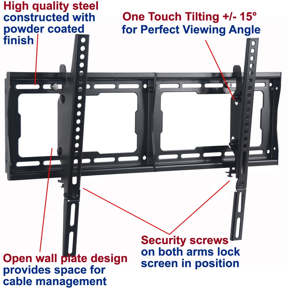 VideoSecu Tilt TV Wall Mount for VIZIO 32"-70" LED LCD Plasma 4K HDTV D48-D0 M55-D0 E60u-D3 E60-E3 E70-E3 M70-D3 BG3