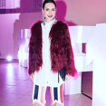 thumbnail image 2 of Women Luxur Fluffy Faux Fur Coat Jacket Outwear, 2 of 4