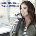 thumbnail image 2 of Brita Insulated Stainless Steel Filtering Water Bottle with Straw, BPA-Free Water bottle for Sports, Travel or Hiking, Great for gifting, Easy-carry loop, Leak-proof lid, 26 Oz,, 2 of 7