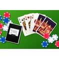 thumbnail image 3 of Washington DC, Neon Skyline, Lantern Press, Premium Playing Cards, 52 Card Deck with Jokers, USA Made, 3 of 5