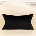 thumbnail image 2 of Funda de cojín de terciopelo a rayas de cuero azul marino, blanco y dorado, funda de almohada moderna de lujo, almohada decorativa para sofá, sala de estar, dormitorio, coche, 2 of 7
