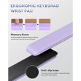 thumbnail image 6 of Computer Keyboard Wrist Rest Stand for Desktop, Keyboard Riser Holder with Wrist Pad for Office Desk, Home, School (Green), 6 of 7