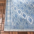thumbnail image 4 of SAFAVIEH Courtyard Nicholas Geometric Diamonds Indoor/Outdoor Area Rug, 8' x 11', Navy/Grey, 4 of 8