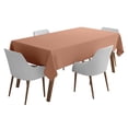 thumbnail image 1 of Vargottam Indoor/OutdoorTablecloth58 x 58" InchSquareTablecloth Waterproof PatioTableCloths, Spring/SummerTableCoversfor Backyard CircularTable/BBQs/Picnic -Dusty Peach, 1 of 6