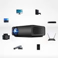 thumbnail image 4 of Neinkie YG530 Mini LED Projector Remote Control Manual Focusing HDMI-compatible /USB/VGA/SD/AV Eye Protection Stereo Sound Large Screen True Color 1080P High Clarity Home Phone Projector for Office, 4 of 9