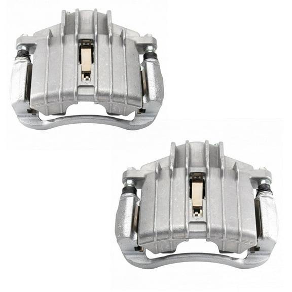 TRQ Front Brake Caliper Set Compatible with 2004-2005 Chevrolet Classic 1997-2003 Malibu 1999-2004 Oldsmobile Alero 1997-1999 Cutlass 1999-2005 Pontiac Grand Am