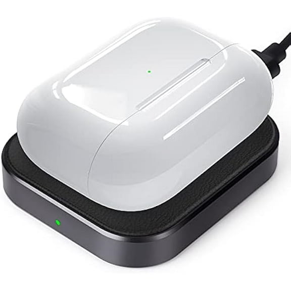 FU1999Airpods Pro Charger, Wireless Charger for AirPods Pro 2, AirPods Pro 1, AirPods 4 (with ANC), AirPods 3, AirPods 2, AirPods Wireless Charging Station (No AirPods Included), Black