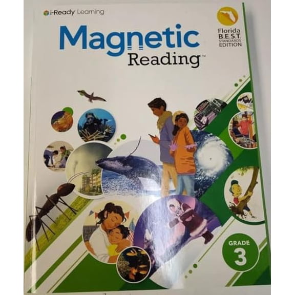 Pre-Owned I-Ready Learning Magnetic Reading, Grade 3, Florida B.E.S.T. Standards Edition, 9781728053028, 1728053021, Paperback, Florida B.e.s.t. Standards Edition edition