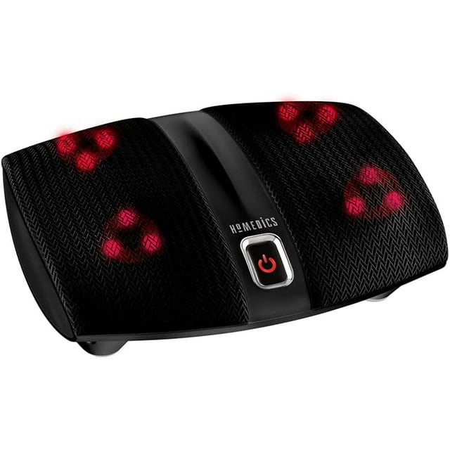 Masajeador de Pies Shiatsu HoMedics con Calor 4 Cabezales Giratorios 12 Nodos de Masaje Terapéutico Homedics FMS-255H