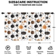 thumbnail image 2 of Blackout Kids Curtains,Halloween Pumpkin Star Pattern Childrens Insulated Curtains Set Of 2,Bedroom Essentials,Toddler Room Decor 52"x63", 2 of 5