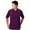 Purple, variant on BlueGeneration Mens Wicking Piped Polo - Royal 6 Extra Large Solid