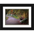 thumbnail image 1 of Murdock, Ramona 18x13 Black Ornate Wood Framed with Double Matting Museum Art Print Titled - Black Forest Path, 1 of 4