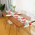 thumbnail image 2 of Yayeee Table Runner 70 inches Long Home Kitchen Dinning Party Decoration, White Apple Pattern, 2 of 7