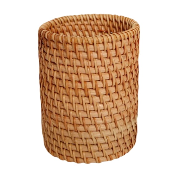 Woven Pen Cups Functional Desk Organizers For Pens Makeup Cutlery Storage High