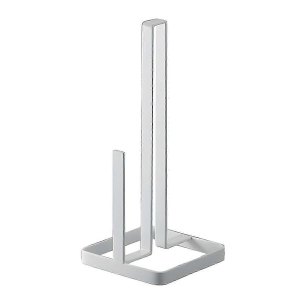 Roll Paper Holder with Non-Slip Stable Base Heavy-Duty Stainless Steel Paper Towel Holder Modern