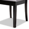 thumbnail image 3 of Baxton Studio Minette Fabric and Wood Dining Chairs in Gray & Espresso Set of 4, 3 of 7