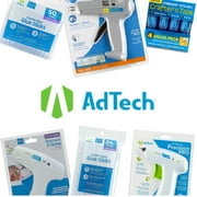 AdTech Crystal Clear Hot Glue Sticks – Mini Size, Pack of 30, 4” x .28