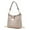 Taupe, variant on MKF Collection Pilar Vegan Leather Women's Shoulder Bag, Functional Hobo Purse Handbag by Mia K - Pink