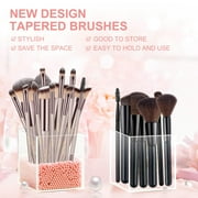 BESTOPE USTAR Makeup Brushes, Conical Handle Professional Premium Synthetic Makeup Brush Set Kit With Case Bag for Blending Foundation Powder Blush Eyeshadow,14 Count