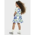 thumbnail image 5 of The Children's Place Baby Toddler Girls Short Sleeve Pleated Dress, Sizes 6M-5T, 5 of 6