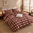 Washedton Duvet Cover Set 2-piece Check - Walmart.com