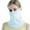 Blue, variant on Cooling Silk Face Mask UV Protection Breathable Three Dimensional Shield for Cycling Outdoor Sports and Daily Wear
