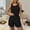 Black, variant on Elvqul Top and Shorts for Women Cami Summer Sleeveless Pj Sets Crew Neck Pullover Two Piece Womens Sleepwear Elastic Waist