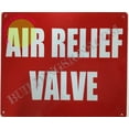 thumbnail image 2 of AIR Relief Valve Sign (Aluminium Reflective, RED 10x12) (ref-2201), 2 of 4