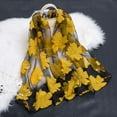 thumbnail image 2 of Fashion Women Floral Printed Lace Patchwork Linen Shawl Wrap Scarves, 2 of 2