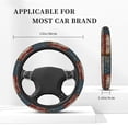 thumbnail image 3 of Naloa American Flag1 Elastic Steering Wheel Cover, Auto Steering Wheel Cover – 15 Inch, Fit Suvs,Vans Cars,Trucks, 3 of 6