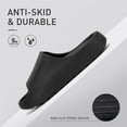 thumbnail image 2 of Cloud Slides for Women and Men, Pillow Slippers, Non-Slip Quick Drying Soft Lightweight Shower Shoes, Thick Sole Open Toe Slides Sandals for Indoor & Outdoor, 2 of 7