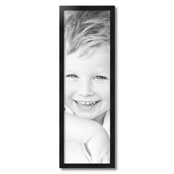 ArtToFrames 10x32" Black Picture Frame, Black Wood Poster Frame, with Regular Acrylic and 2 (FBPL-5141)