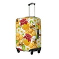 thumbnail image 2 of Fotbe Bees Honeycomb Jars Of Honey Flowers Luggage Cover Protector,Suitcase Protector,Scratch and Dirt Resistant,Fits 18-32 Inch Luggage(without luggage)-X-Large, 2 of 9